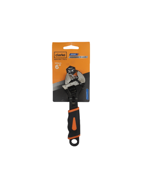 CLARKE AWG6C ADJ. WRENCH 6" SOFT GRIP