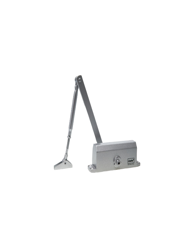 CLARKE DCSC DOOR CLOSER SILVER, CAP 45-70KGS